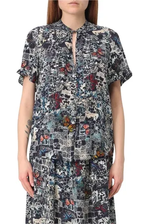 Zadig & Voltaire Dames, Blouses & Shirts, Veelkleurig, Maat: S Zijde