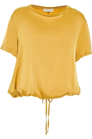Manila Grace Dames, Tops, Geel, Maat: M