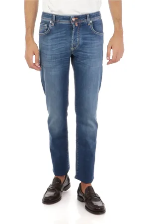 Jacob Cohen Heren, Jeans, Blauw, Maat: W36 Katoen