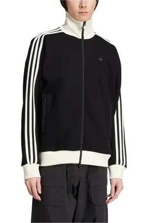 adidas Heren, Sweatshirts & Hoodies, Zwart, Maat: L Katoen