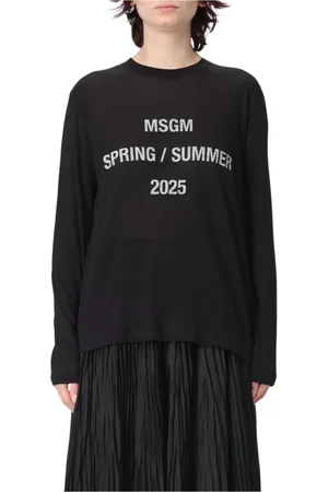 Msgm Dames, Tops, Zwart, Maat: XS