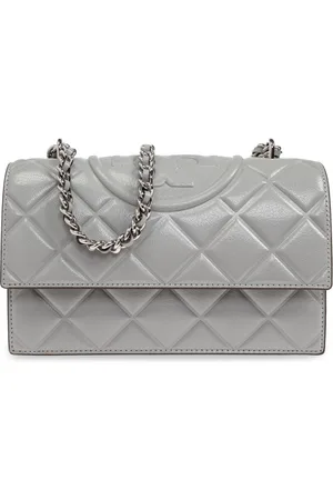 Tory Burch Dames, Tassen, Grijs, Maat: ONE Size Leer