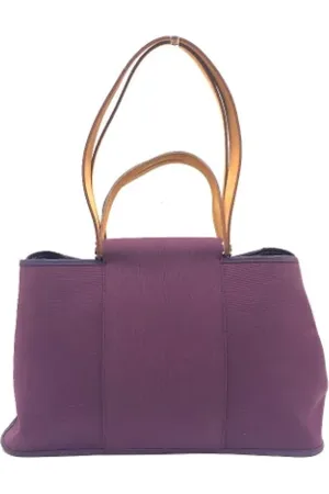 Hermès Dames, Pre-owned, Paars, Maat: ONE Size Katoen