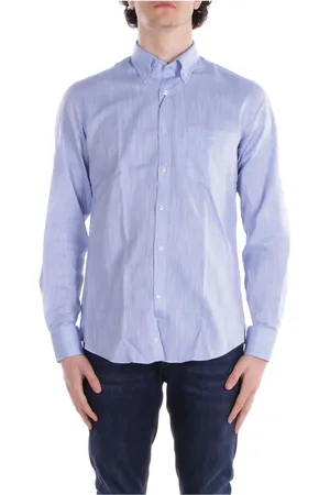 Paul & Shark Heren, Overhemden, Blauw, Maat: 3XS Katoen