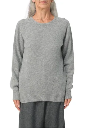 Emporio Armani Dames, Truien, Grijs, Maat: L Kasjmier