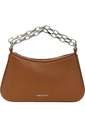 Alexander McQueen Dames, Tassen, Bruin, Maat: ONE Size Leer