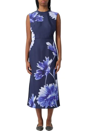 Erdem Dames, Jurken, Blauw, Maat: S Katoen