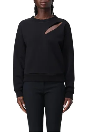 Alexander McQueen Dames, Sweatshirts & Hoodies, Zwart, Maat: XS Katoen