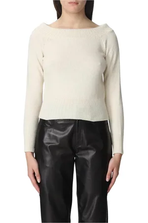 Alexander McQueen Dames, Truien, Wit, Maat: M Wol