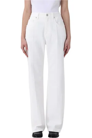 Brunello Cucinelli Dames, Jeans, Wit, Maat: L