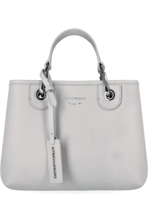 Emporio Armani Dames, Tassen, Grijs, Maat: ONE Size Leer