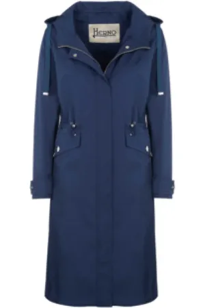 HERNO Dames, Mantels, Blauw, Maat: 3XS