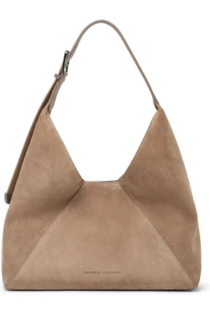 Brunello Cucinelli Dames, Tassen, , Maat: ONE Size Suède