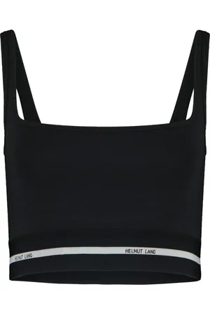 Helmut Lang Dames, Tops, Zwart, Maat: M Katoen