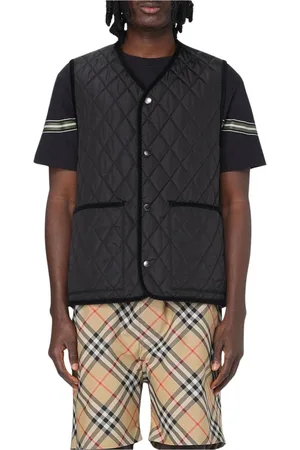 Burberry Heren, Jassen, Zwart, Maat: L