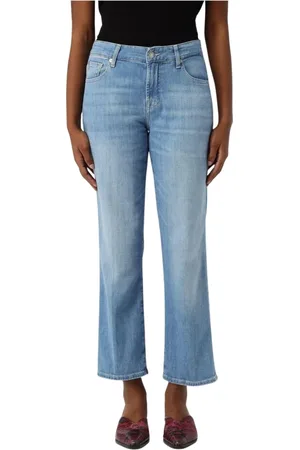 7 for all Mankind Dames, Jeans, Blauw, Maat: W27 Katoen