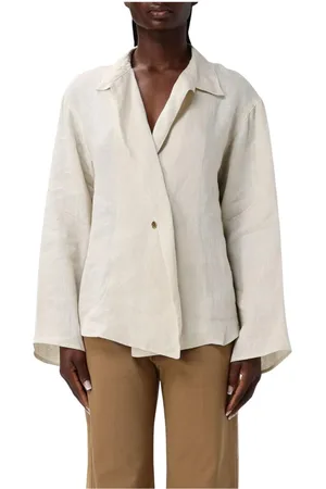 Twin-Set Dames, Blouses & Shirts, , Maat: M Linnen