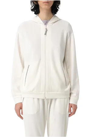 Brunello Cucinelli Dames, Sweatshirts & Hoodies, , Maat: XL Kasjmier