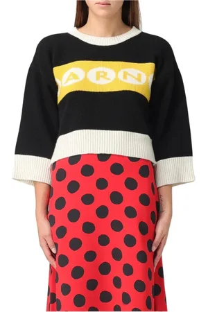 Marni Dames, Truien, Zwart, Maat: 2XS Wol