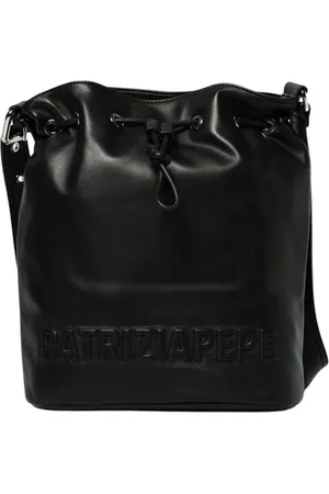 Patrizia Pepe Dames, Tassen, Zwart, Maat: ONE Size Leer