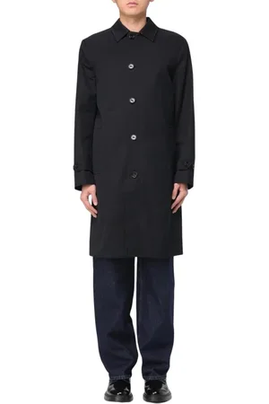 Burberry Heren, Mantels, Zwart, Maat: XL Katoen