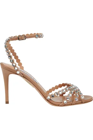 Aquazzura Dames, Schoenen, Bruin, Maat: 41 EU
