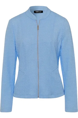 Frank Walder Dames, Sweatshirts & Hoodies, Blauw, Maat: 4XL Katoen