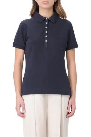 Barbour Dames, Tops, Blauw, Maat: XL Katoen