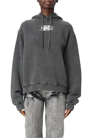 Alexander Wang Dames, Sweatshirts & Hoodies, Grijs, Maat: XS Katoen