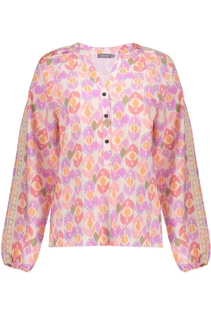 Geisha Dames, Blouses & Shirts, Veelkleurig, Maat: S Viscose