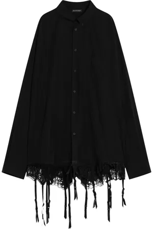 Balenciaga Dames, Blouses & Shirts, Zwart, Maat: 2XS
