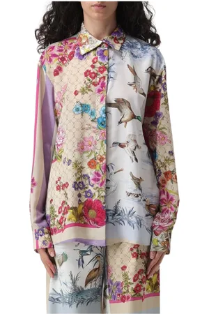 VIVETTA Dames, Blouses & Shirts, Veelkleurig, Maat: L Zijde