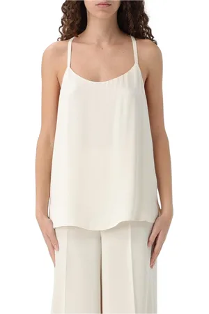 Twin-Set Dames, Tops, Wit, Maat: XL Zijde