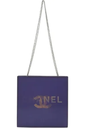 CHANEL Dames, Pre-owned, Paars, Maat: ONE Size Vinyl
