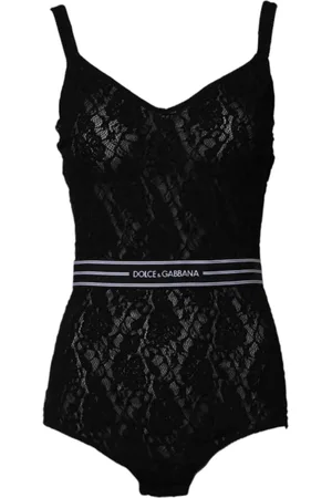Dolce & Gabbana Dames, Badkleding, Zwart, Maat: M Nylon