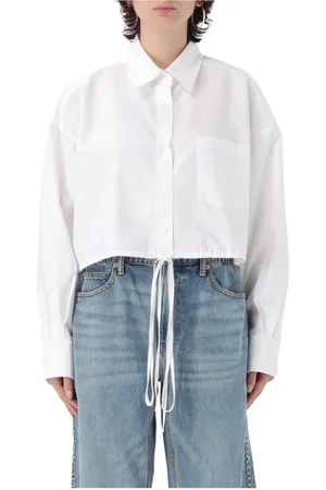 Alexander Wang Dames, Blouses & Shirts, Wit, Maat: S