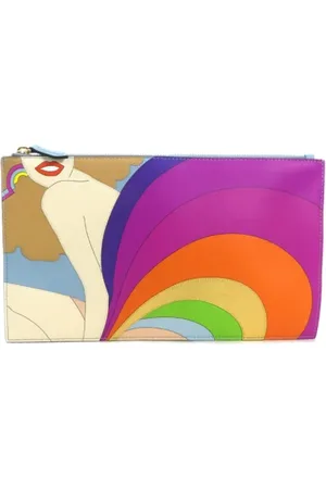 Fendi Dames, Pre-owned, Veelkleurig, Maat: ONE Size Leer