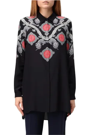 Etro Dames, Blouses & Shirts, Zwart, Maat: S Zijde