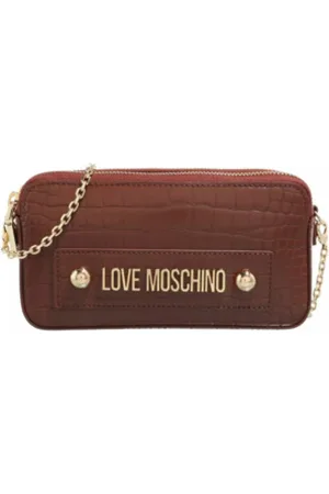 Moschino Dames, Tassen, Bruin, Maat: ONE Size