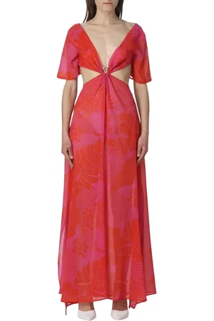 Pinko Dames, Jurken, Roze, Maat: M Poliester