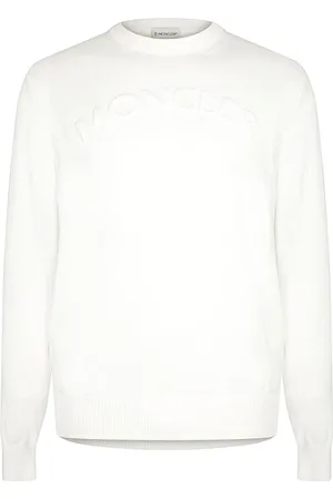 Moncler Heren, Sweatshirts & Hoodies, Wit, Maat: M Katoen