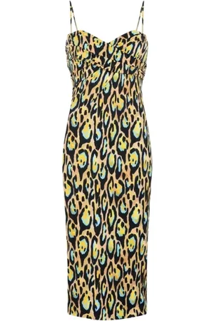 Roberto Cavalli Dames, Jurken, Geel, Maat: XS