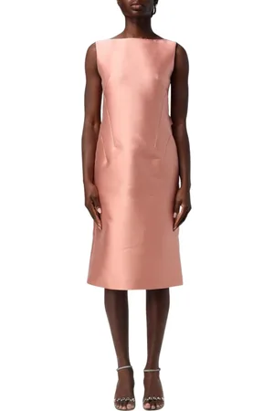 Alberta Ferretti Dames, Jurken, Roze, Maat: S Satijn