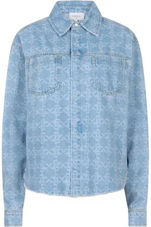 Dante 6 Dames, Blouses & Shirts, Blauw, Maat: L