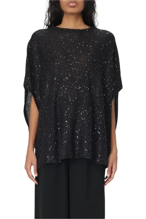 Fabiana Filippi Dames, Blouses & Shirts, Zwart, Maat: S Zijde