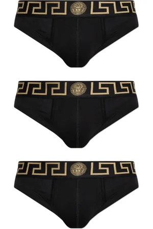 VERSACE Heren, Ondergoed, Zwart, Maat: L Katoen