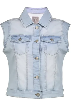 Geisha Dames, Jassen, Blauw, Maat: 2XL Katoen