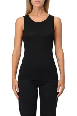 Saint Laurent Dames, Tops, Zwart, Maat: S Zijde