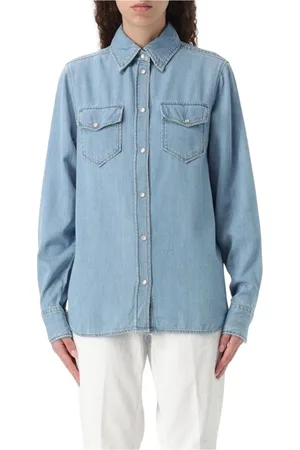Liu Jo Dames, Blouses & Shirts, Blauw, Maat: S