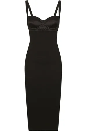 Dolce & Gabbana Dames, Jurken, Zwart, Maat: L